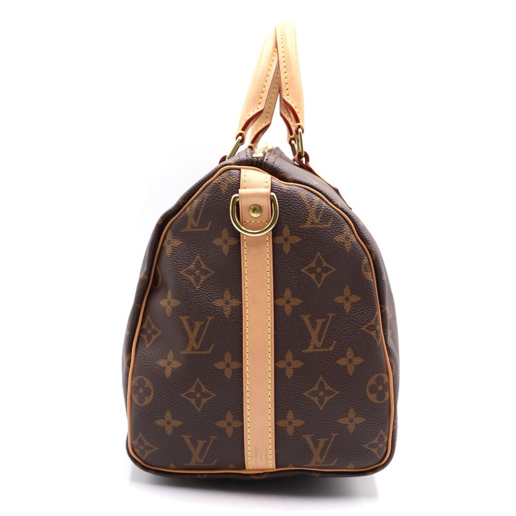 LOUIS VUITTON(ルイヴィトン) モノグラム スピーディ バンドリエール30 PVC レザー 2WAY ハンド ショルダーバッグ ブラウン M46980 レディース
