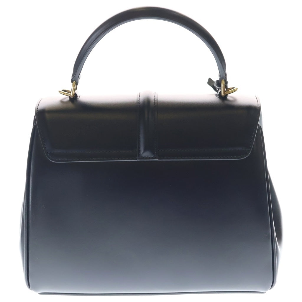 CELINE(セリーヌ) スモール16 セーズ ハンド ショルダーバッグ カーフスキン レザー ゴールド金具 ブラック 188003BEY.38NO レディース