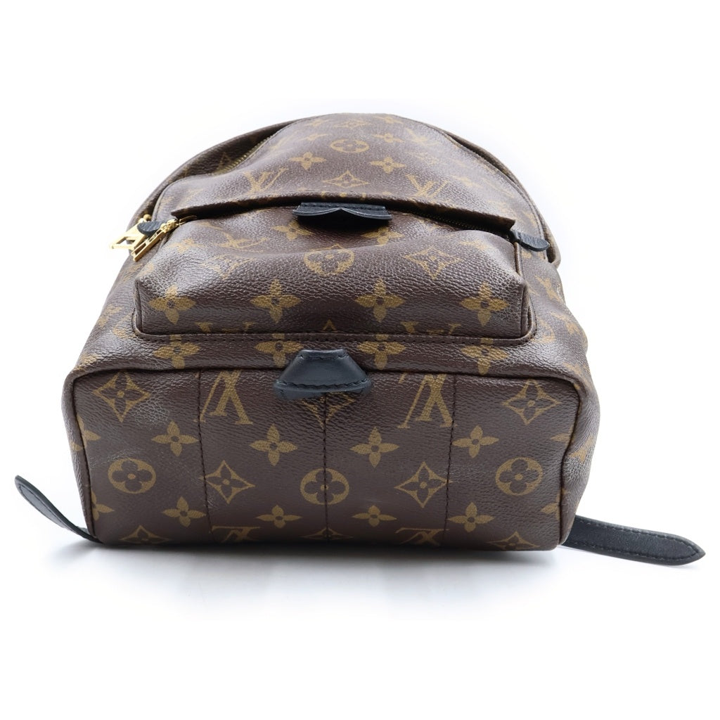 LOUIS VUITTON(ルイヴィトン) モノグラム パームスプリングス 旧型 リュックサック バックパック ブラウン×ブラック レザー×PVC M41560 ゴールド金具 レディース