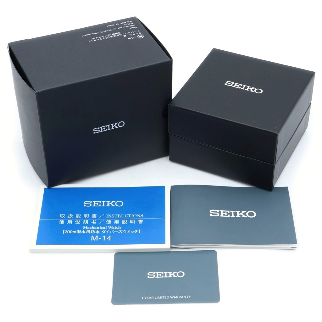 SEIKO(セイコー) プロスペックス サムライ 青文字盤 SS×ラバー/AT ステンレス 自動巻き 腕時計 SBDY123