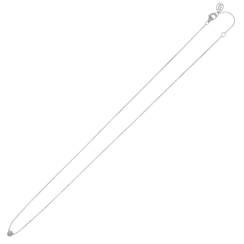 Cartier(カルティエ) ダムール ダイヤ ネックレス ペンダント チェーン ホワイトゴールド Au750WG CRB7224515 レディース