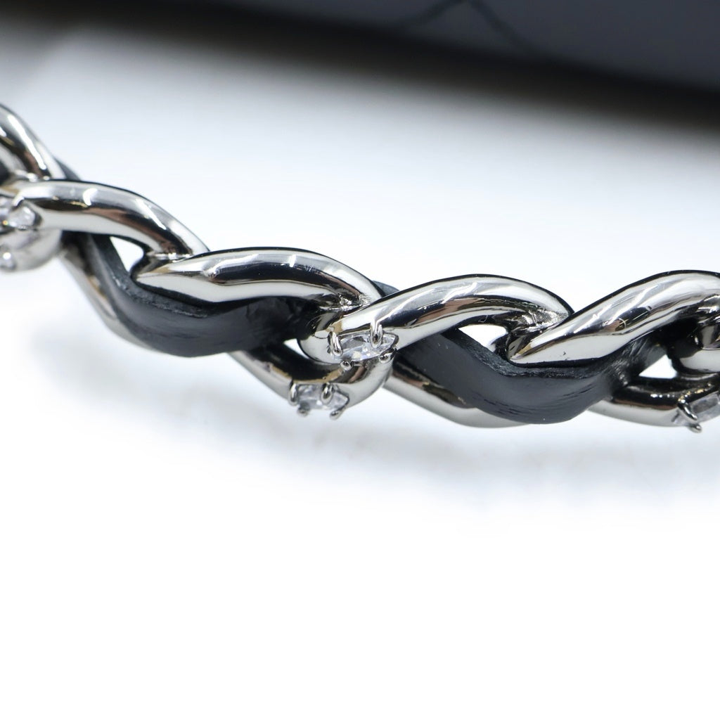 CHANEL(シャネル) マトラッセ チェーンショルダーバッグ ミニバッグ ブラック ラムスキン AP3566 シルバー金具 レディース