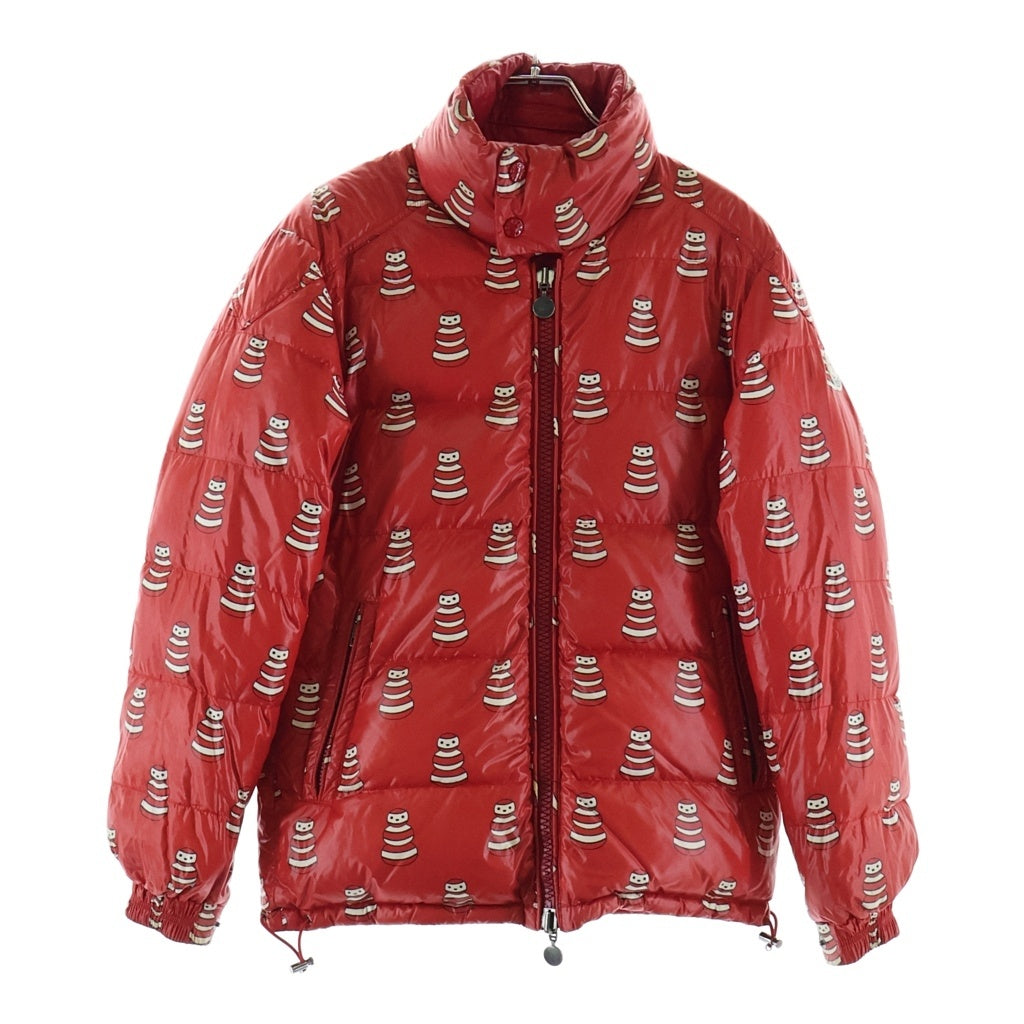 MONCLER(モンクレール) SNOWMAN リバーシブル 雪だるま柄 ダウンジャケット レッド #00 A20964140605 68950