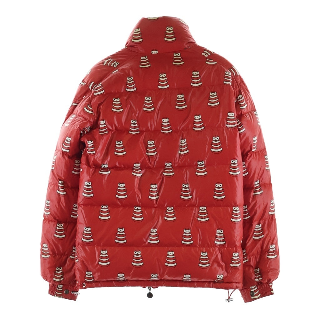 MONCLER(モンクレール) SNOWMAN リバーシブル 雪だるま柄 ダウンジャケット レッド #00 A20964140605 68950