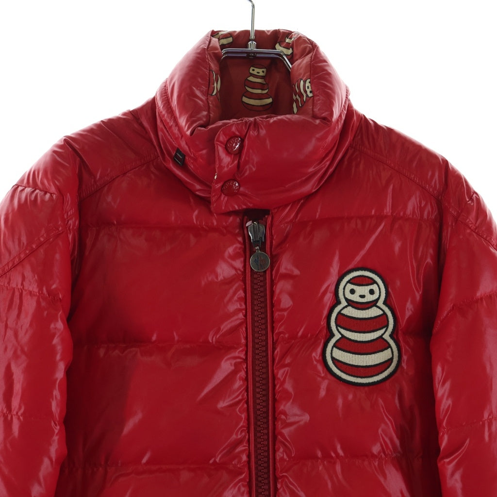 MONCLER(モンクレール) SNOWMAN リバーシブル 雪だるま柄 ダウンジャケット レッド #00 A20964140605 68950