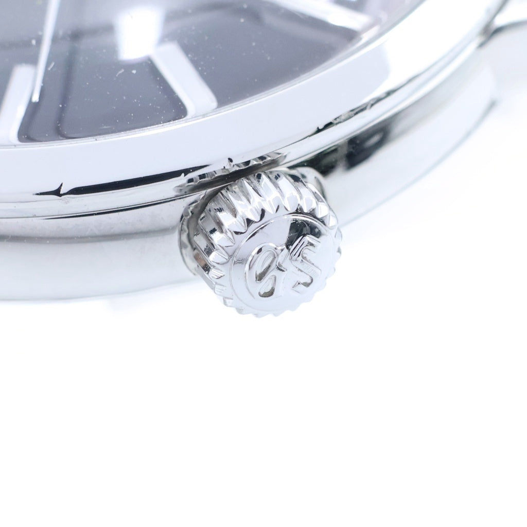 GRAND SEIKO(グランドセイコー) エレガンスコレクション 黒文字盤 腕時計 SS/QZ SBGX121 シルバー×ブラック