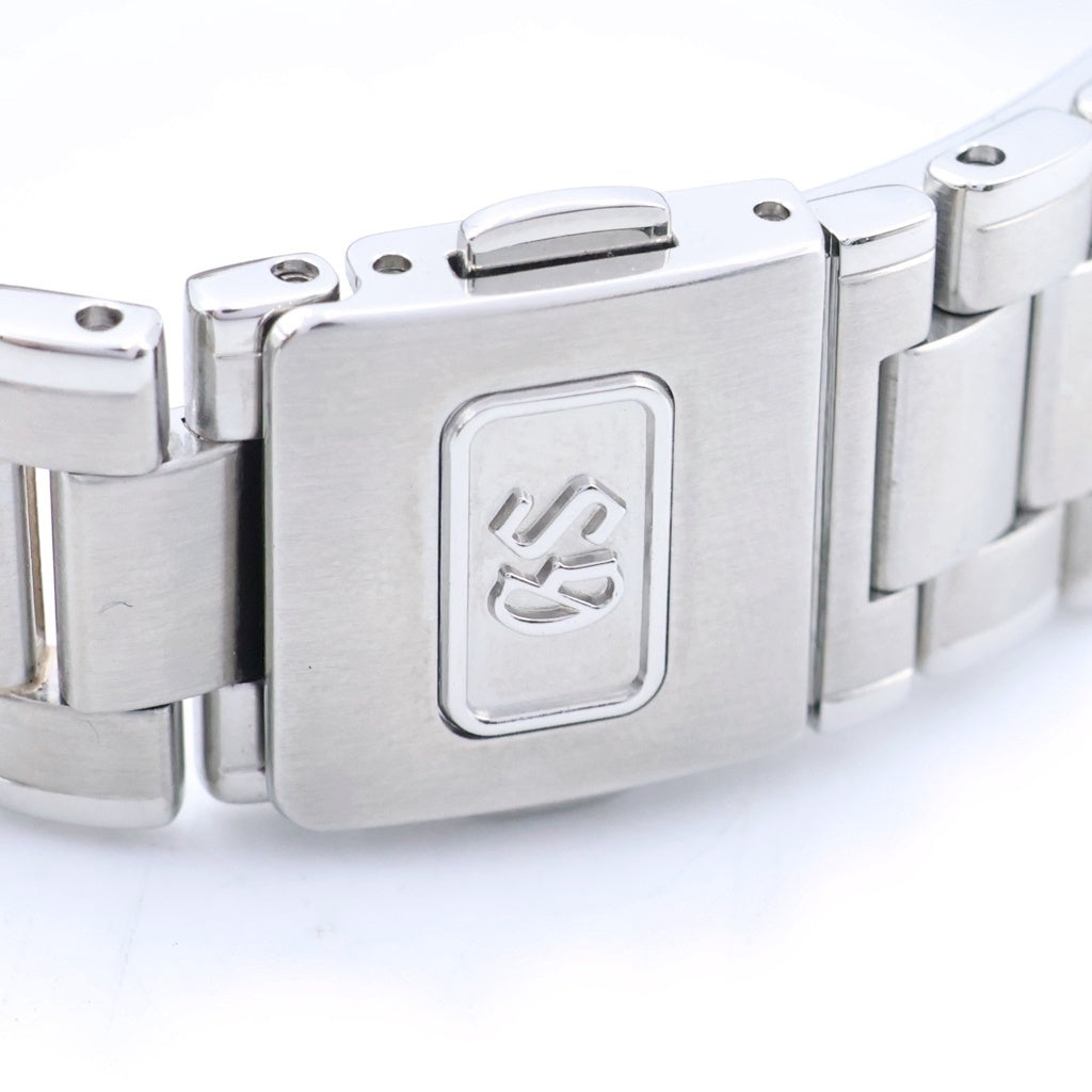 GRAND SEIKO(グランドセイコー) エレガンスコレクション 黒文字盤 腕時計 SS/QZ SBGX121 シルバー×ブラック