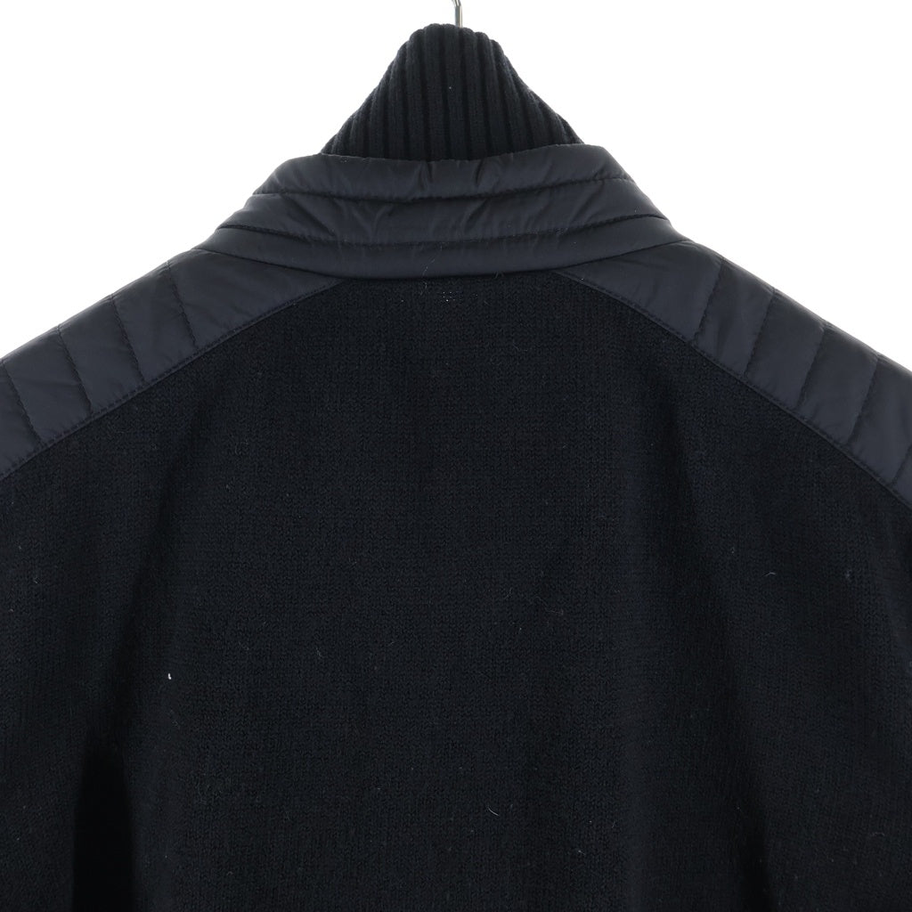 MONCLER GRENOBLE(モンクレールグルノーブル) ■CARDIGAN TRICOT ダウン切り替えカーディガン ブラック #S F20989B50400