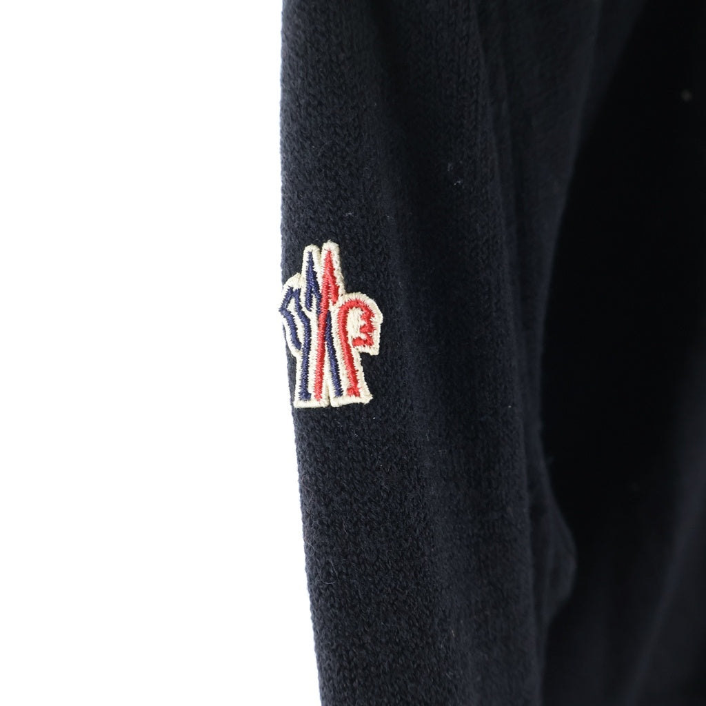 MONCLER GRENOBLE(モンクレールグルノーブル) ■CARDIGAN TRICOT ダウン切り替えカーディガン ブラック #S F20989B50400