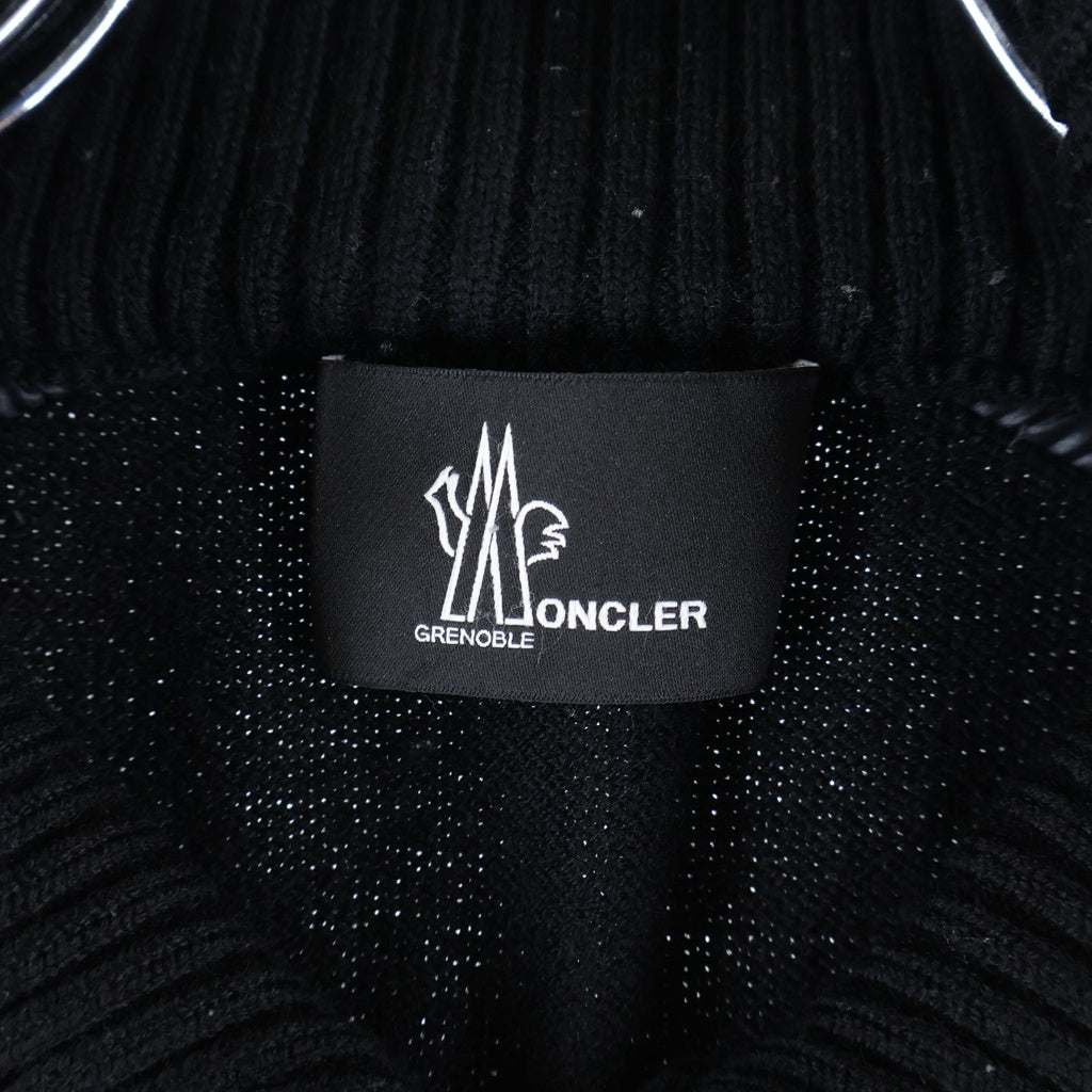 MONCLER GRENOBLE(モンクレールグルノーブル) ■CARDIGAN TRICOT ダウン切り替えカーディガン ブラック #S F20989B50400