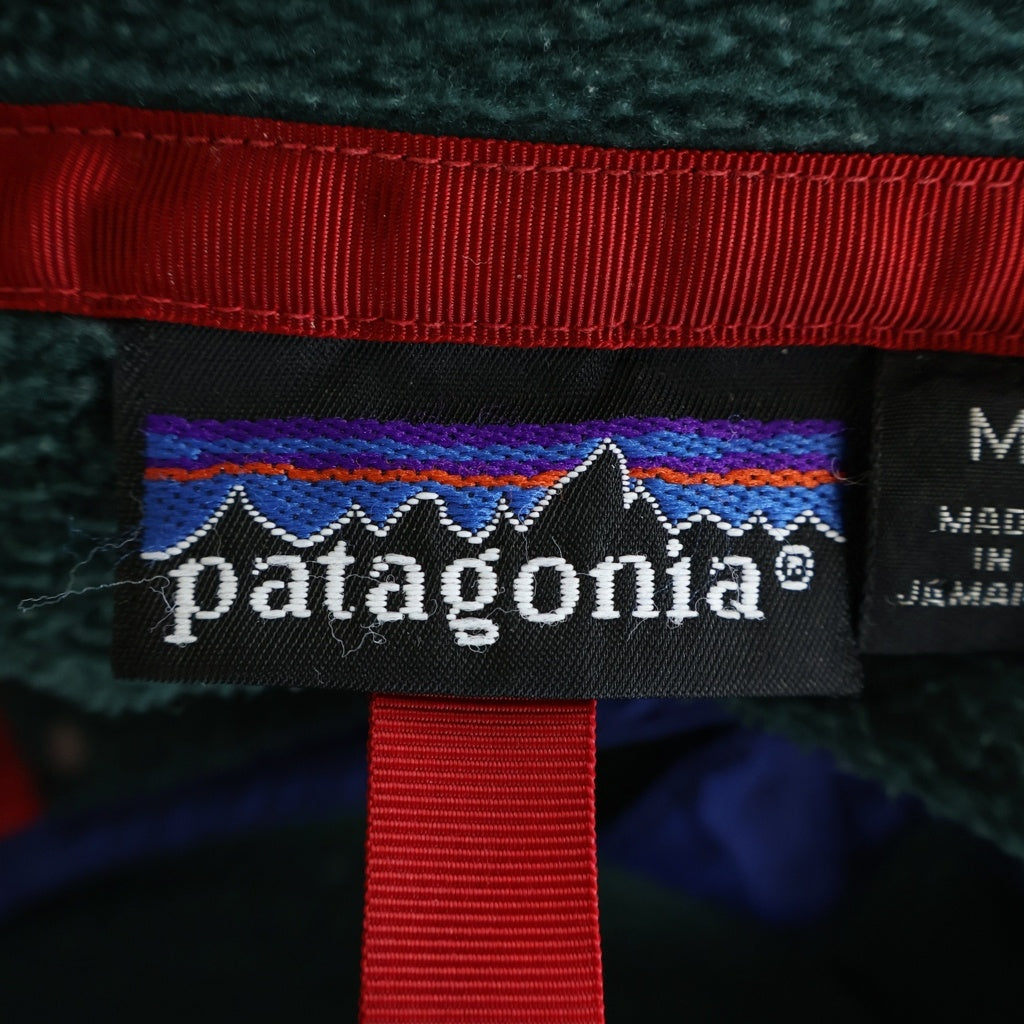 PATAGONIA(パタゴニア) ■90s Synchilla Snap-T シンチラ スナップ フリースジャケット グリーン #M 25530