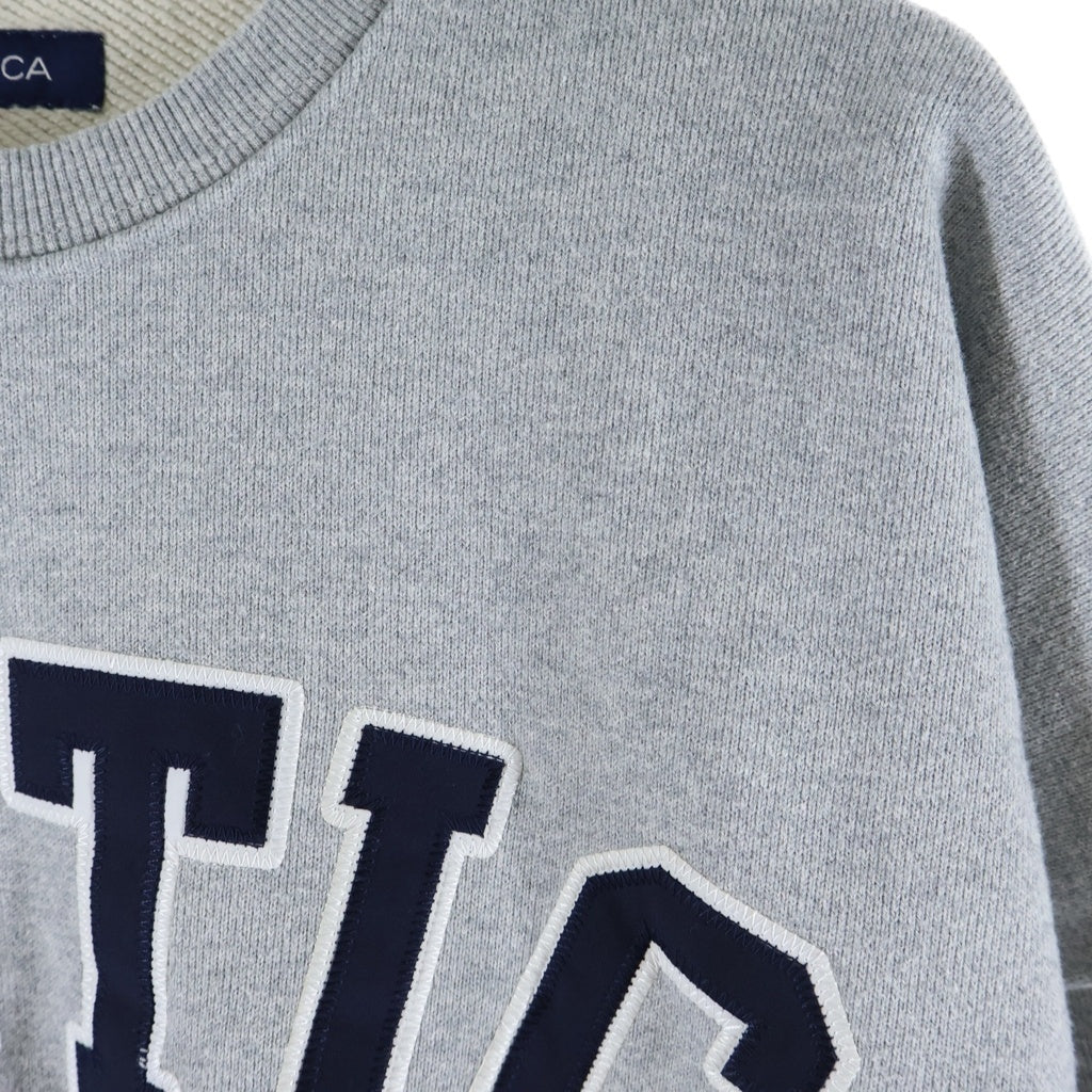 NAUTICA(ノーティカ) FREAKS STORE別注 アーチロゴスウェットトレーナー グレー #M 211-1217
