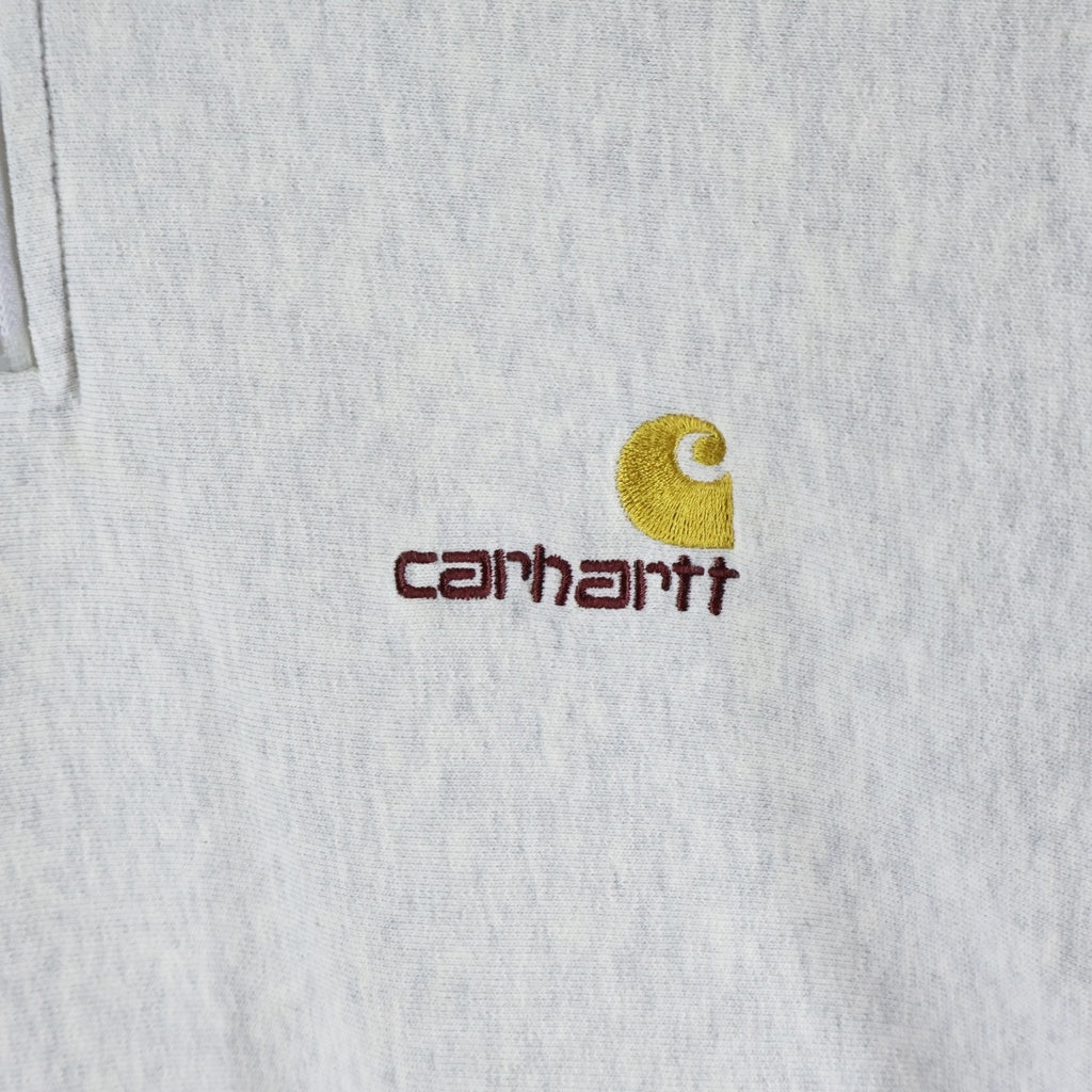 Carhartt WIP(カーハート ダブリューアイピー) ハーフジップスウェットトレーナー グレー #L