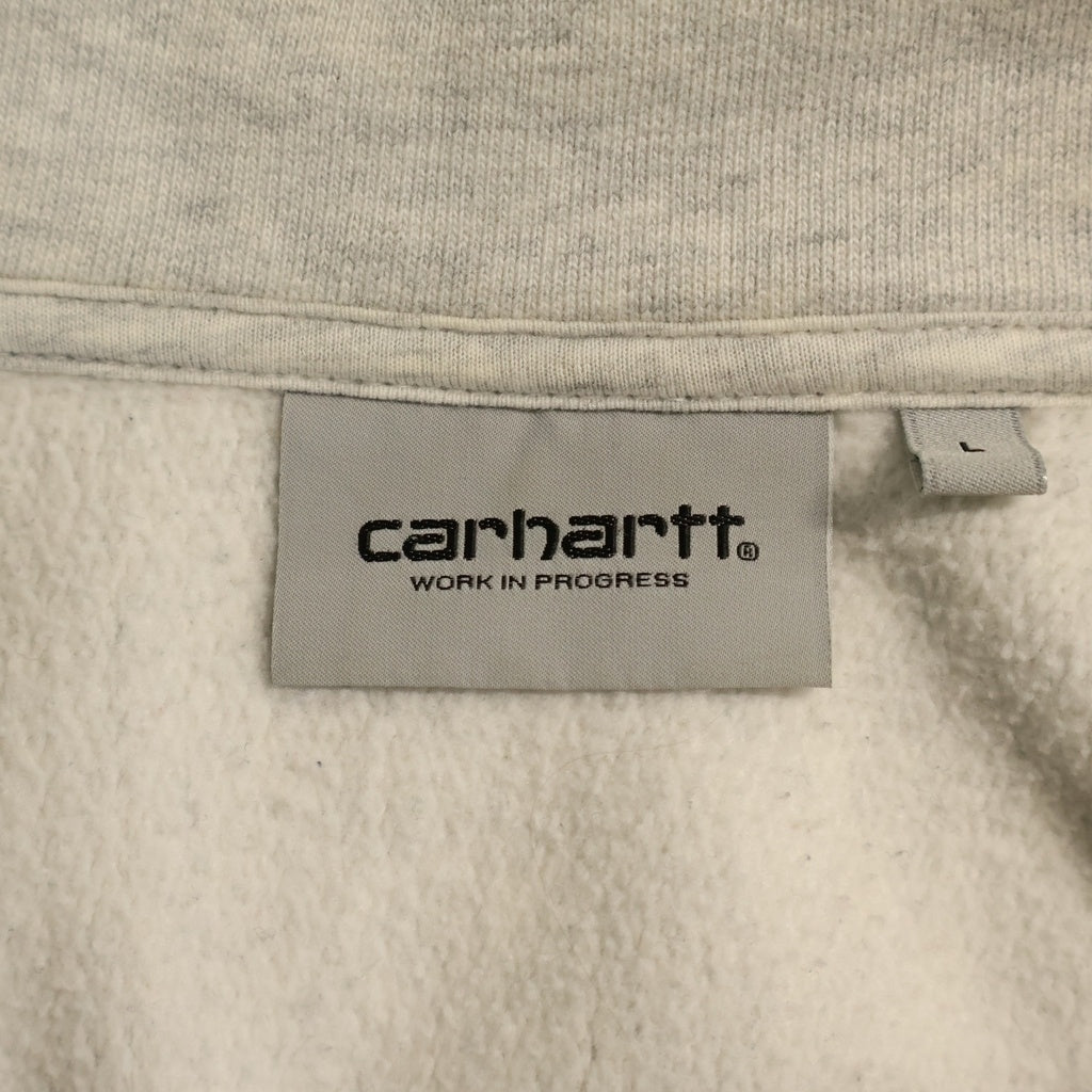 Carhartt WIP(カーハート ダブリューアイピー) ハーフジップスウェットトレーナー グレー #L