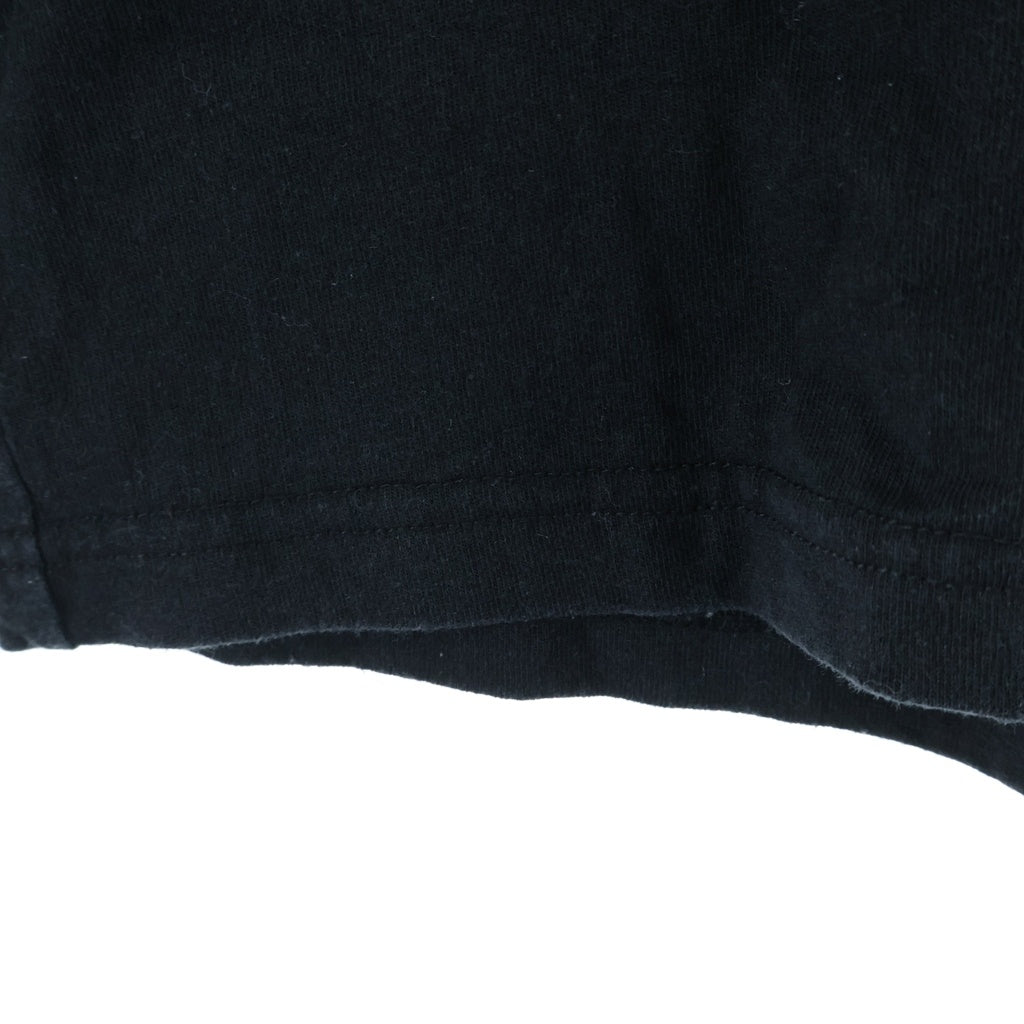 Onitsuka Tiger(オニツカタイガー) ラバーロゴパッチ 長袖Tシャツ ブラック #S 2183A796