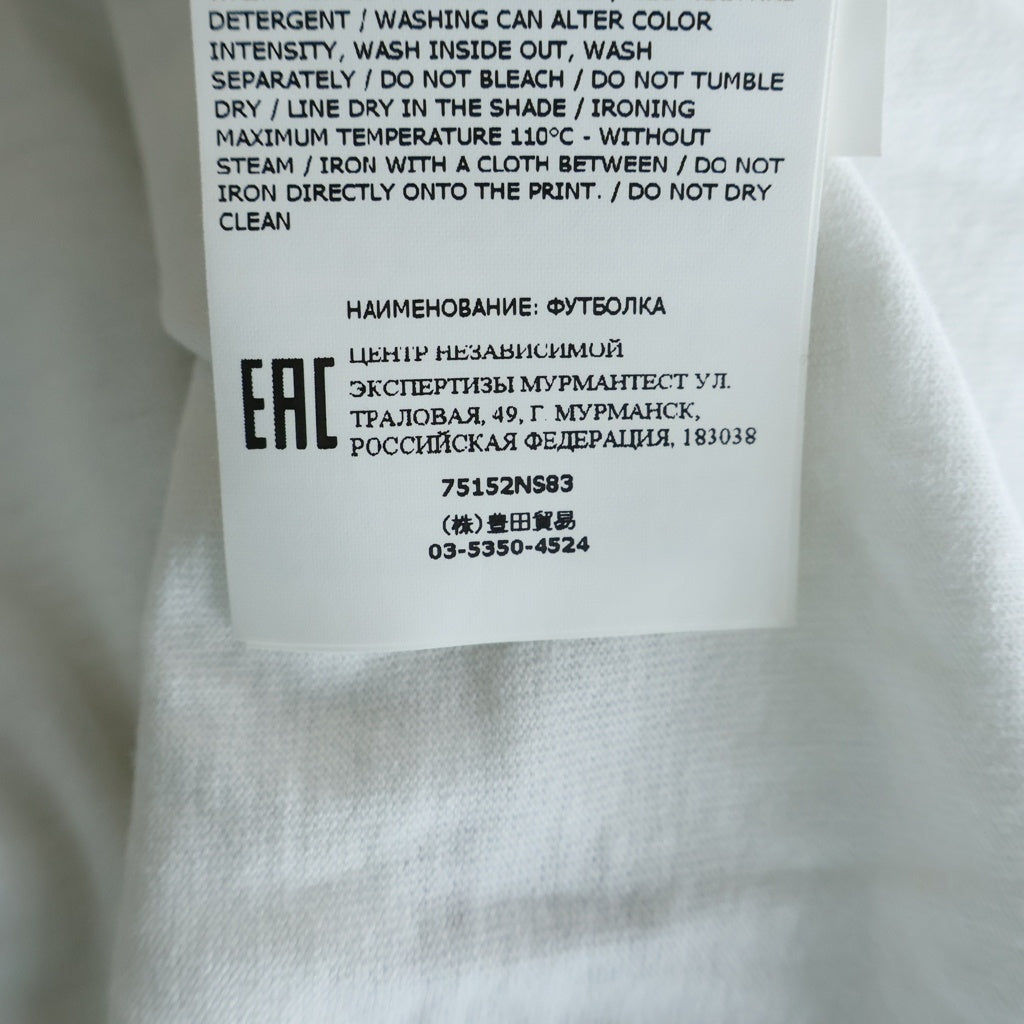 STONE ISLAND(ストーンアイランド) フロントロゴバックプリントTシャツ ホワイト #S 75152NS83