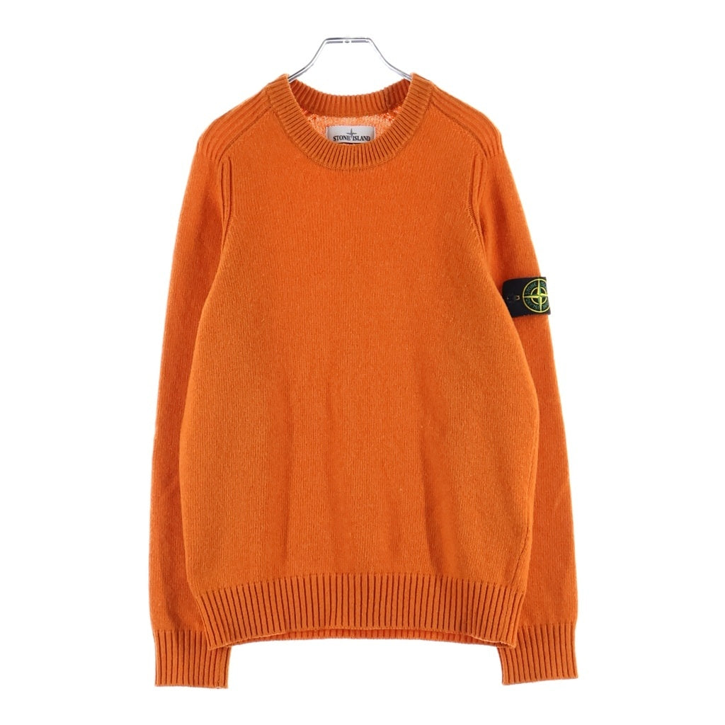 STONE ISLAND(ストーンアイランド) ■ロゴワッペンクルーネックセーター ニット オレンジ #S 7115552A3