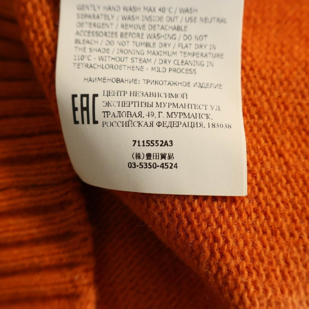 STONE ISLAND(ストーンアイランド) ■ロゴワッペンクルーネックセーター ニット オレンジ #S 7115552A3