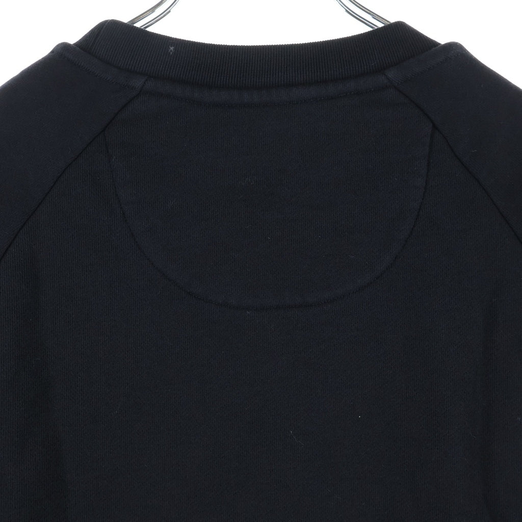 MONCLER(モンクレール) 18AW MAGLIA GIROCOLLO ワッペンロゴ クルーネックスウェットトレーナー ブラック D20918003500