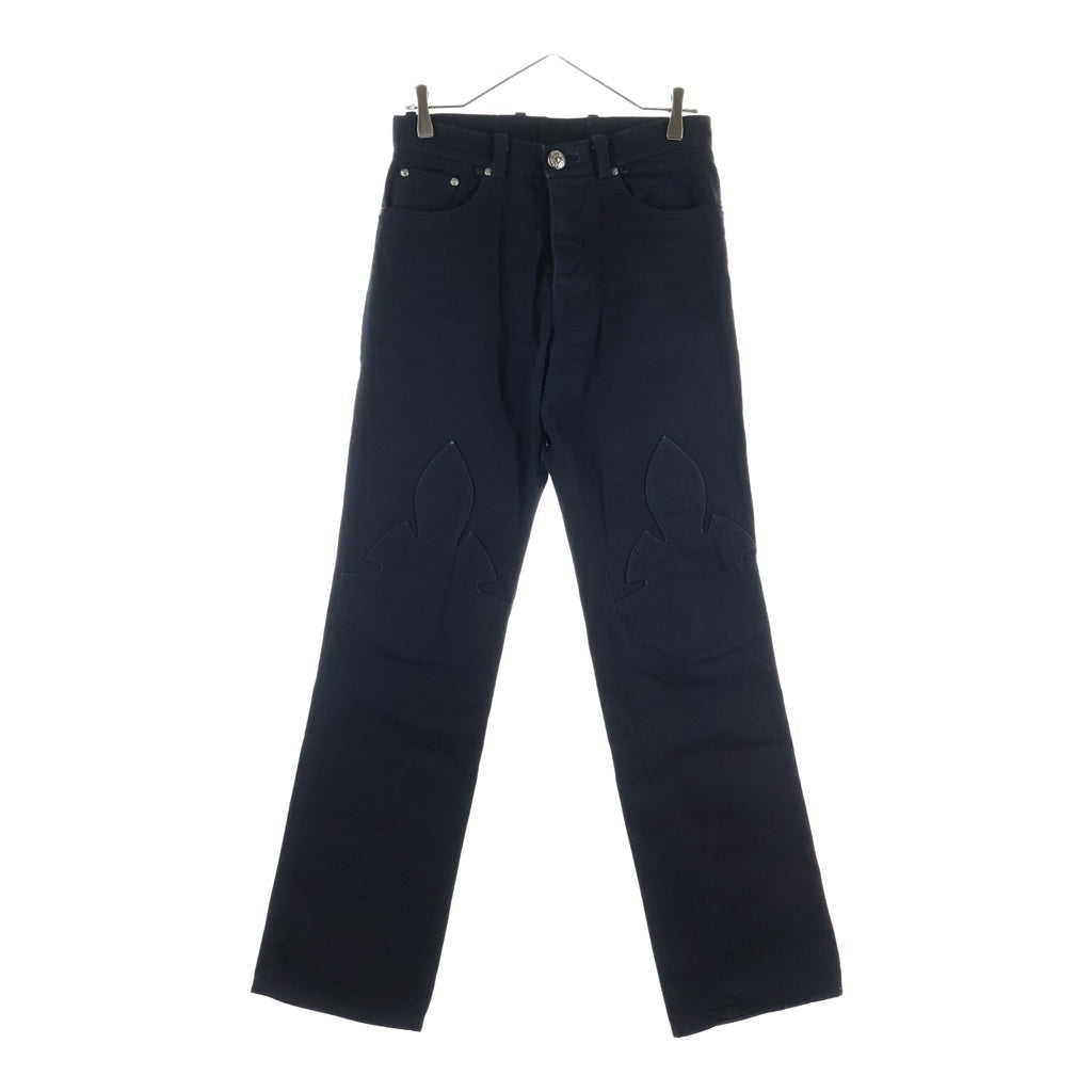 CHROME HEARTS(クロムハーツ) OLD JEAN FLEURKNEE オールド フレアニー ボタンフライデニムパンツ ブラック