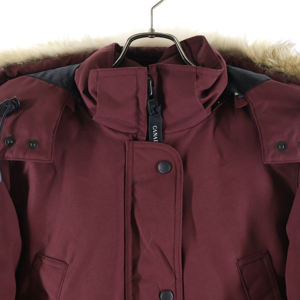 CANADA GOOSE(カナダグース) TRILLIUM PARKA Fusion Fit Heritage トリリウムパーカー ファーフードダウンジャケット バーガンディ #S 6660LA レディース