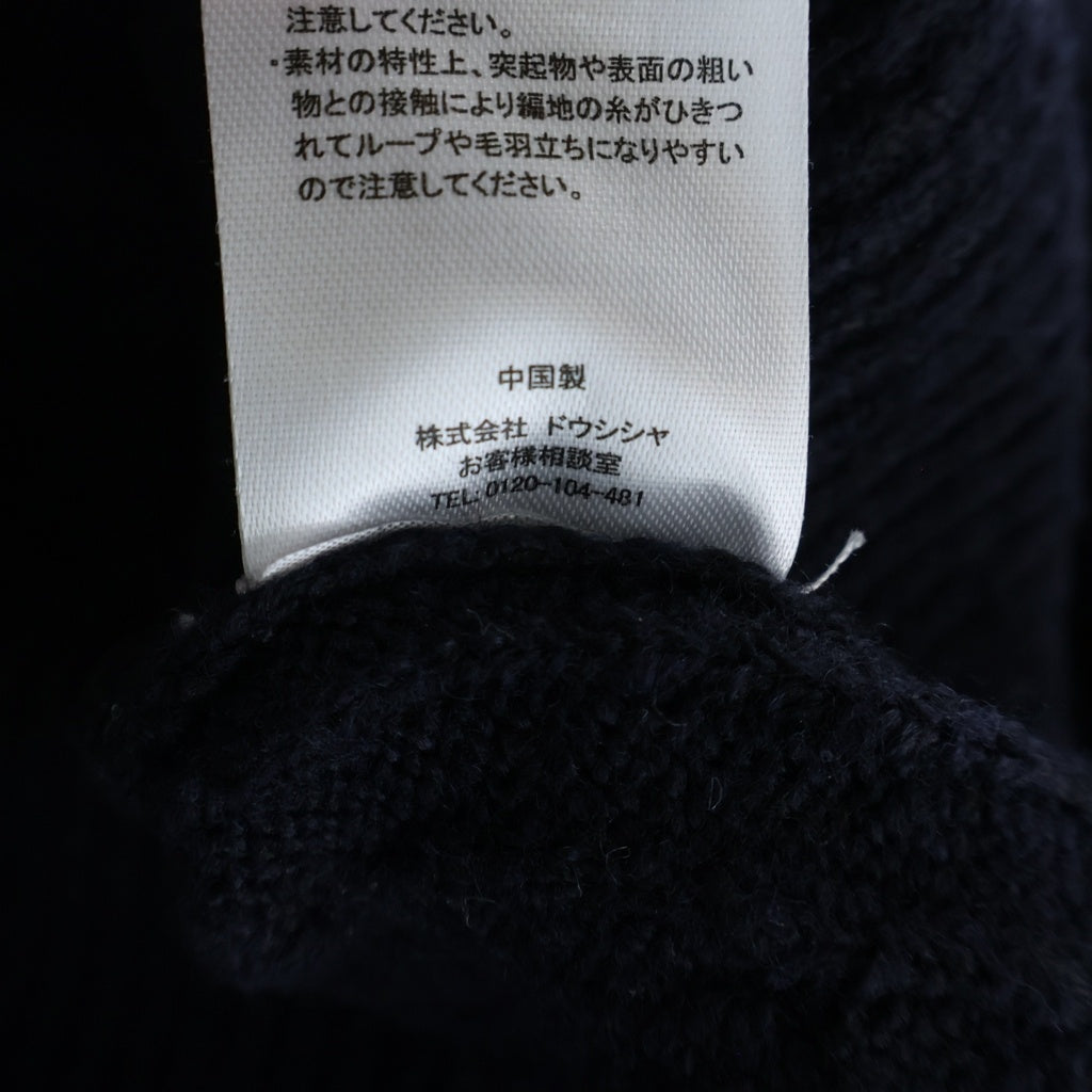 U.S. POLO ASSN.(ユーエスポロアッスン) ワンポイントニットセーター ネイビー #M レディース