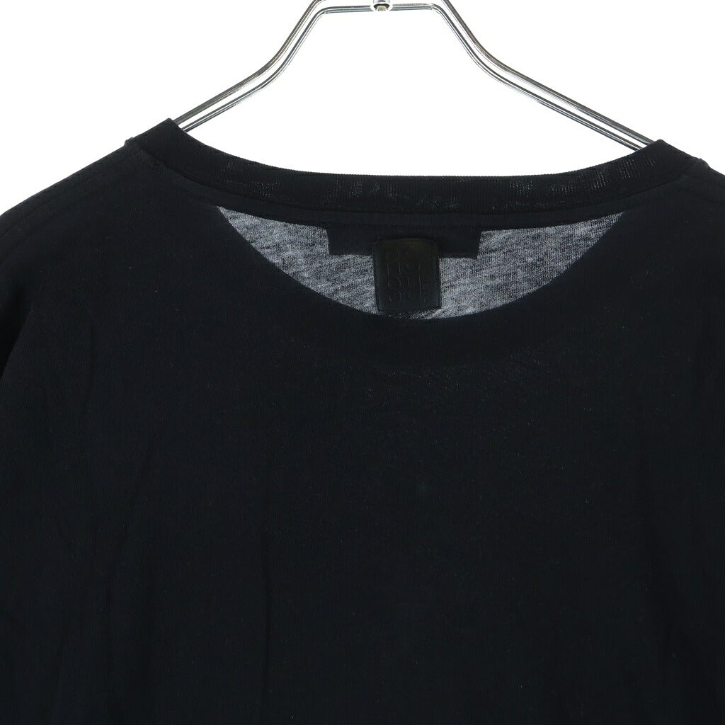 RAF SIMONS(ラフシモンズ) 23SS Oversized T-shirt with hand sign print ハンドサインプリントTシャツ ブラック #L 231-M119