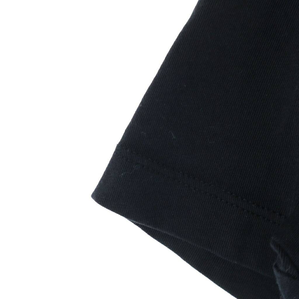 RAF SIMONS(ラフシモンズ) 23SS Oversized T-shirt with hand sign print ハンドサインプリントTシャツ ブラック #L 231-M119