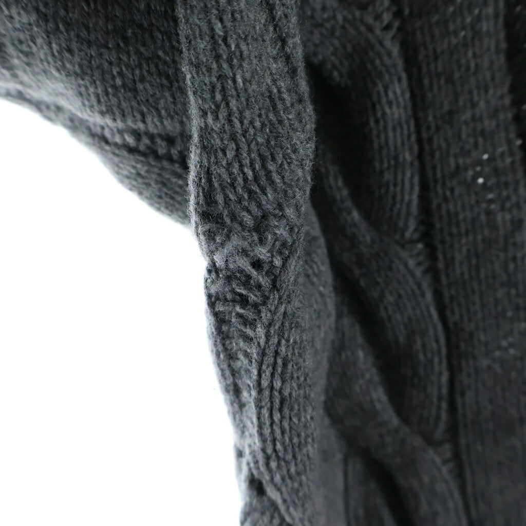 POLO RALPH LAUREN(ポロラルフローレン) カシミヤ混ウールニットカーディガン グレー #XS