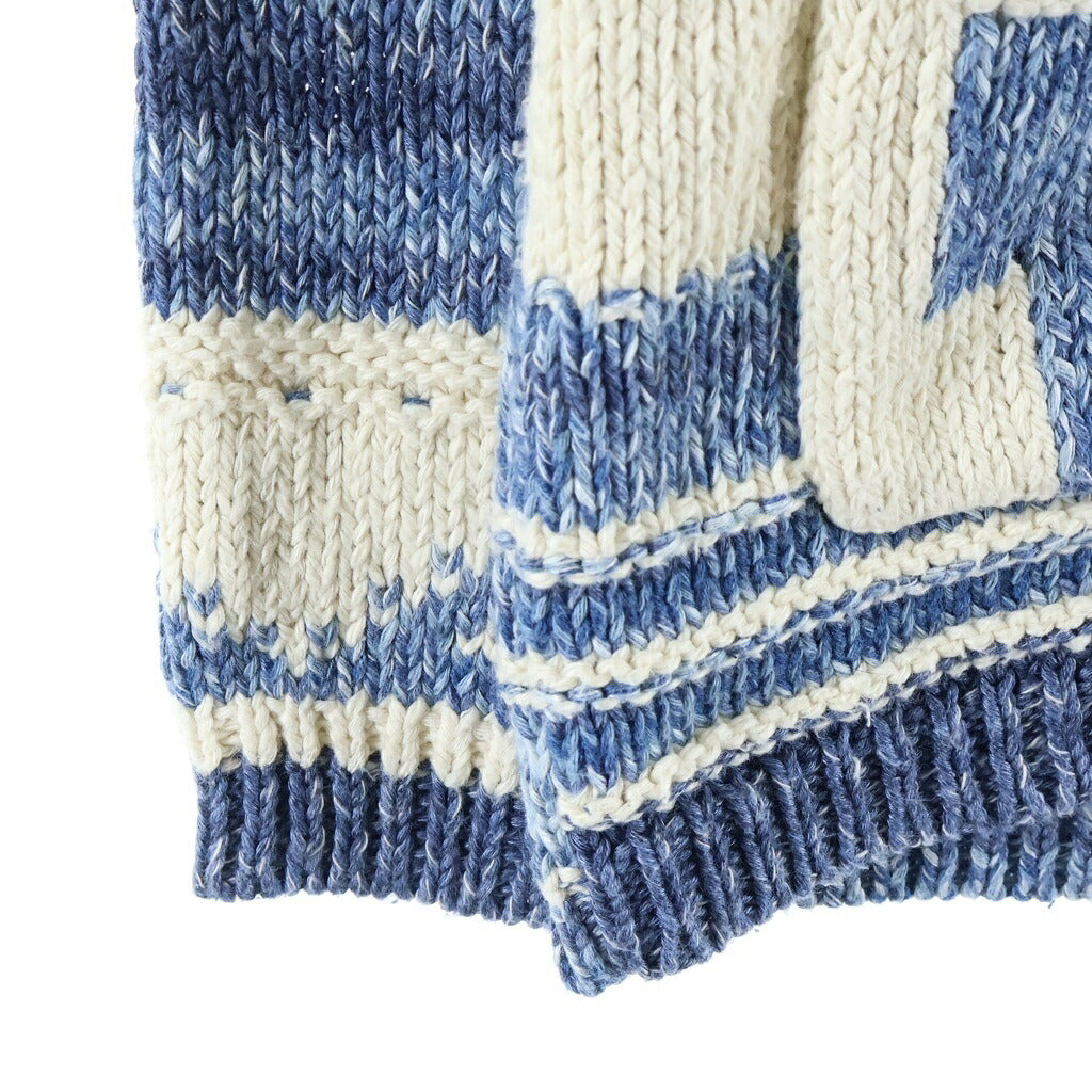 POLO RALPH LAUREN(ポロラルフローレン) ネイティブハンドニットカーディガン ブルー #S