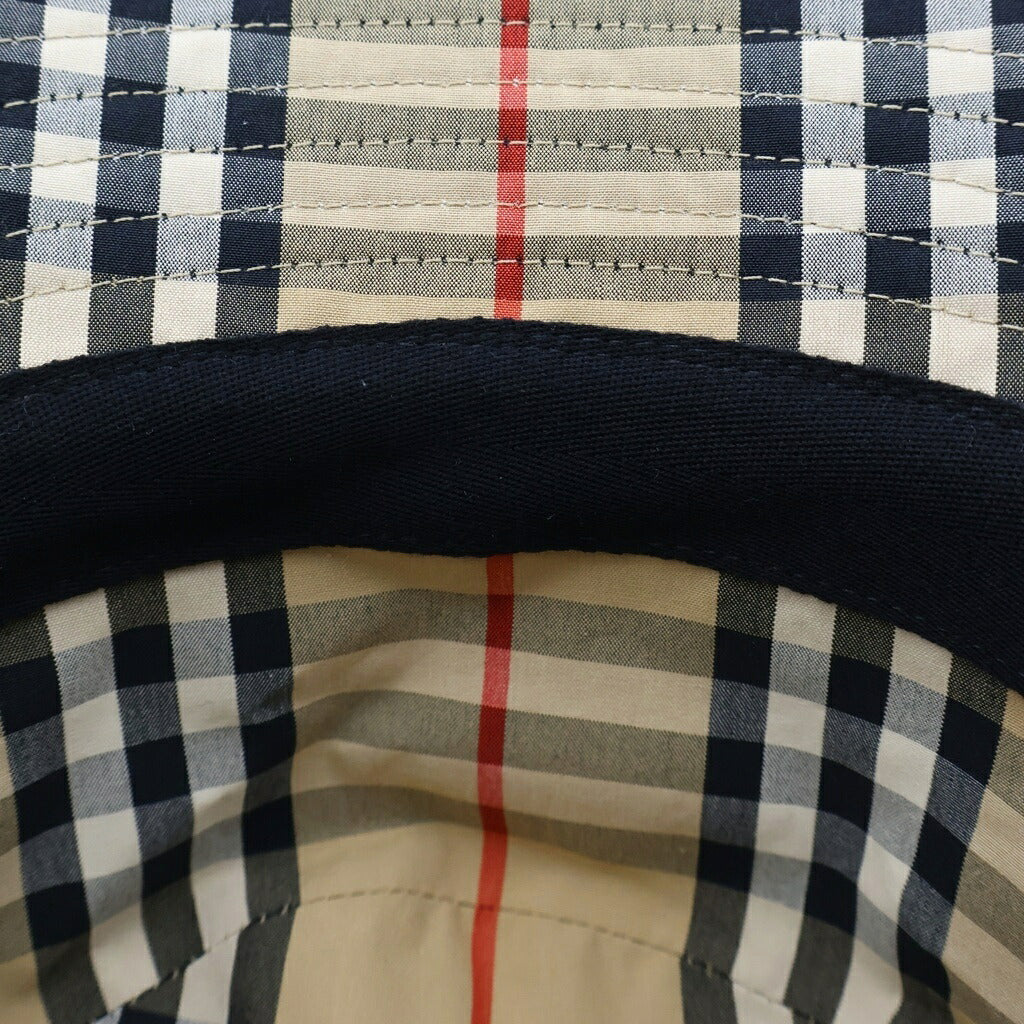 BURBERRY(バーバリー) 裏地ノヴァチェックバケットハット ベージュ #M 8057391
