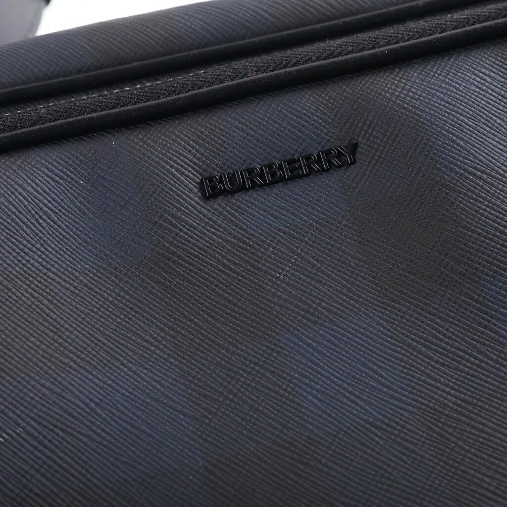BURBERRY(バーバリー) ■チェック柄カメラバッグ ショルダーバッグ ネイビー×ブラック 8073271