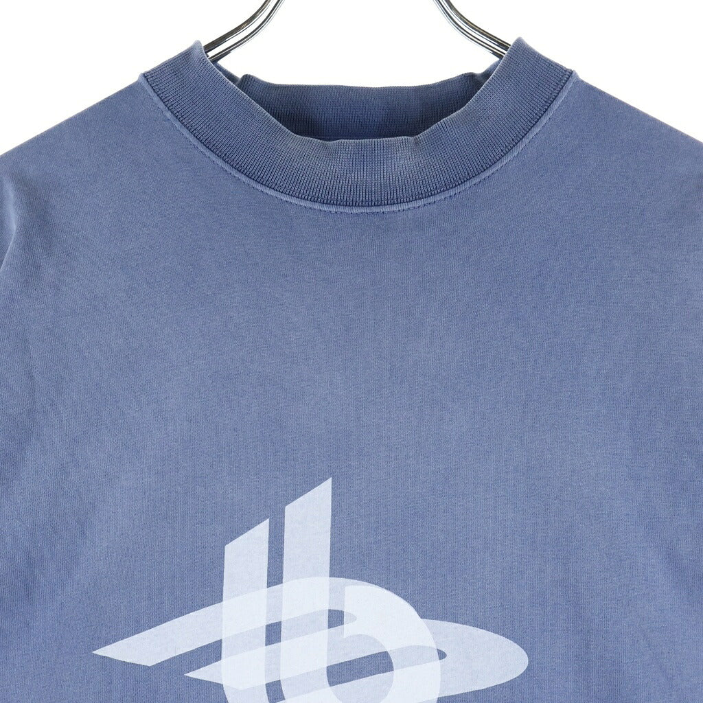BALENCIAGA(バレンシアガ) 23AW LAYERED SPORTS LOGO TEE レイヤードスポーツロゴオーバーサイズ半袖Tシャツ ブルー #L 739028 TPVF2