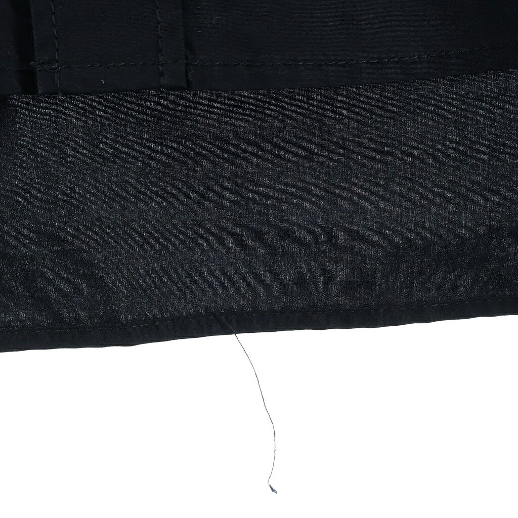 BALENCIAGA(バレンシアガ) フードドッキングレイヤードデザイン長袖シャツ ブラック #38 768771 TNM60