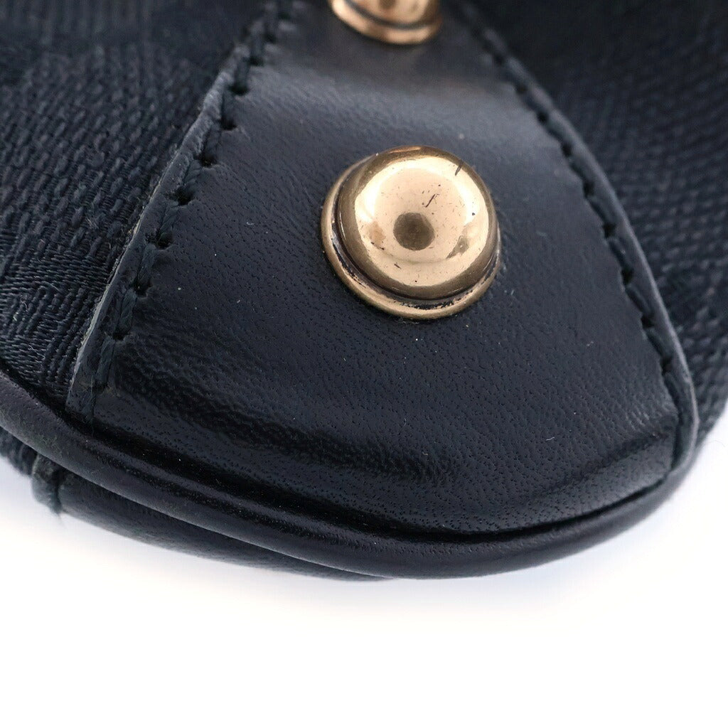 GUCCI(グッチ) ホースビット GGキャンバス チェーンクラッチバッグ ワンショルダーバッグ ブラック 129698