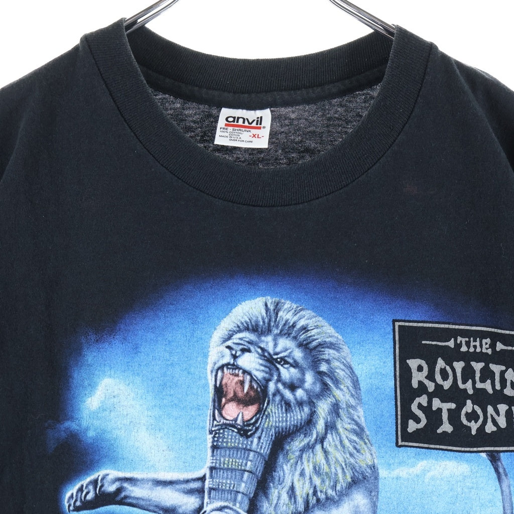VINTAGE(ヴィンテージ) 90S THE ROLLING STONES BRIDGES TO BABYLON TOUR TEE ローリングストーンズ ツアー 両面プリント半袖カットソーTシャツ ブラック