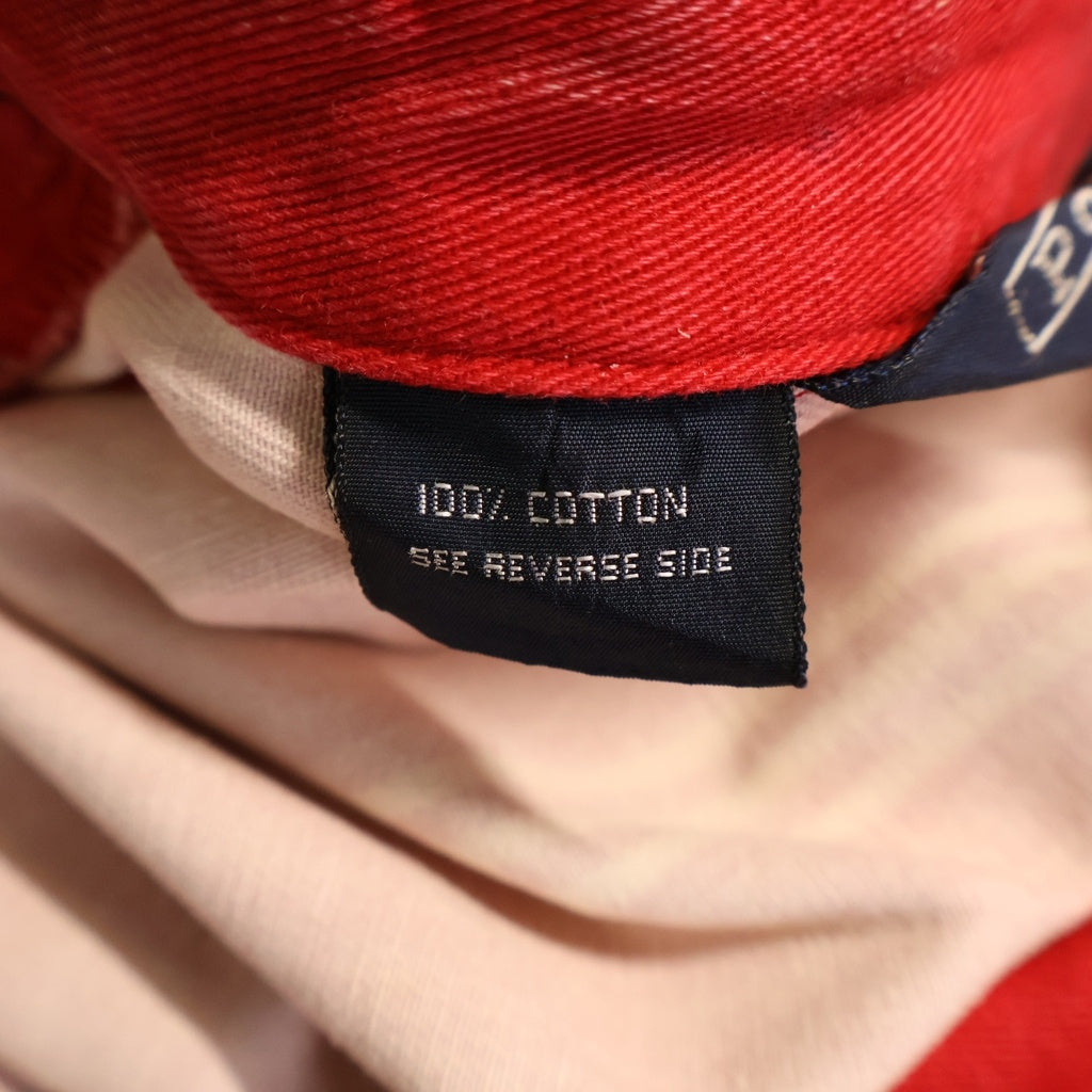 POLO RALPH LAUREN(ポロラルフローレン) 80s VINTAGE Drizzler Jacket ジップアップ ジャケット レッド/ホワイト