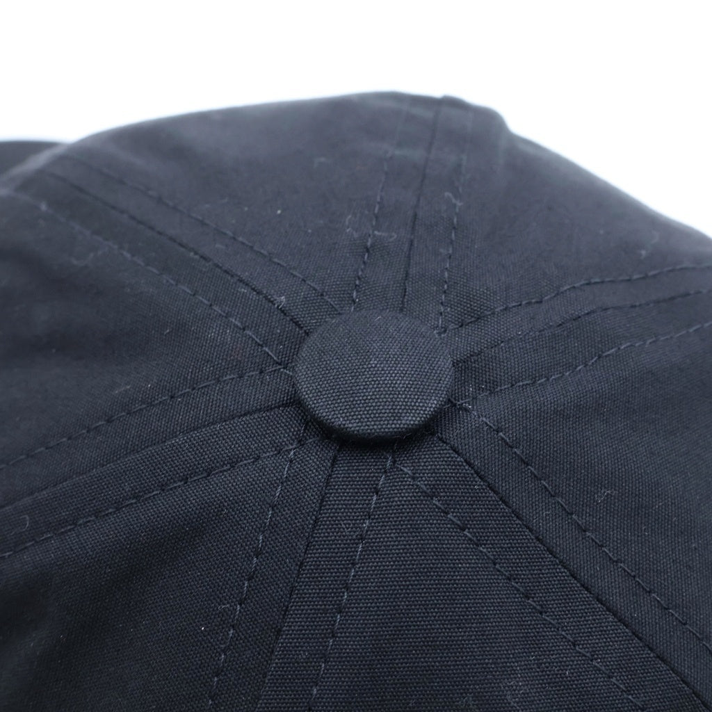 DRKSHDW(ダークシャドウ) 26SS TEMPLE BASEBALL CAP テンプル ベースボールキャップ ブラック DA01F4478-TEEM9