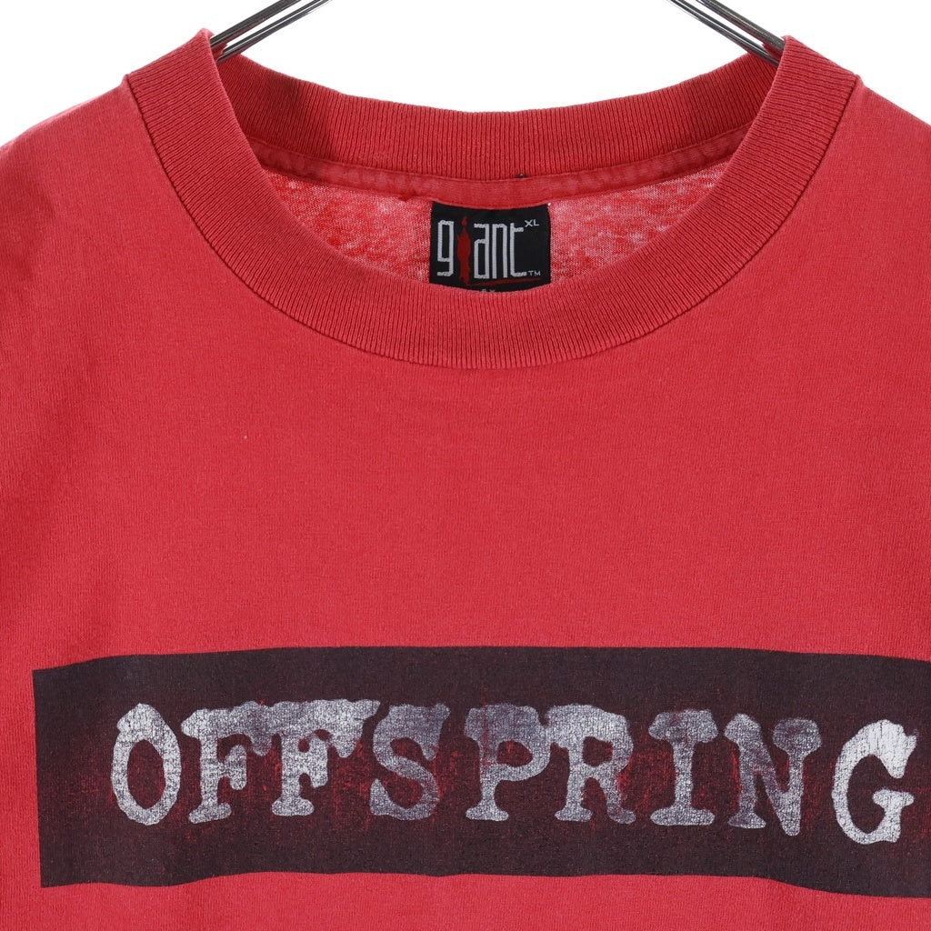 VINTAGE(ヴィンテージ) 90S VINTAGE OFFSPRING 1995 TOUR GIANT USA製 ヴィンテージ オフスプリング ツアー バンドTシャツ 半袖クルーネックカットソー ジャイアント レッド