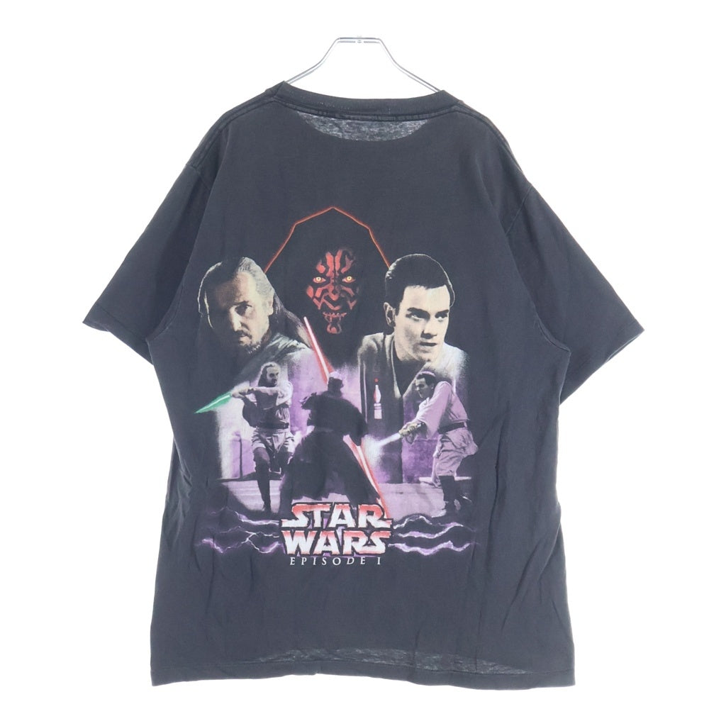 VINTAGE(ヴィンテージ) 90S STAR WARS JEDI&SITH TEE スターウォーズ 両面プリント 半袖カットソーTシャツ ブラック