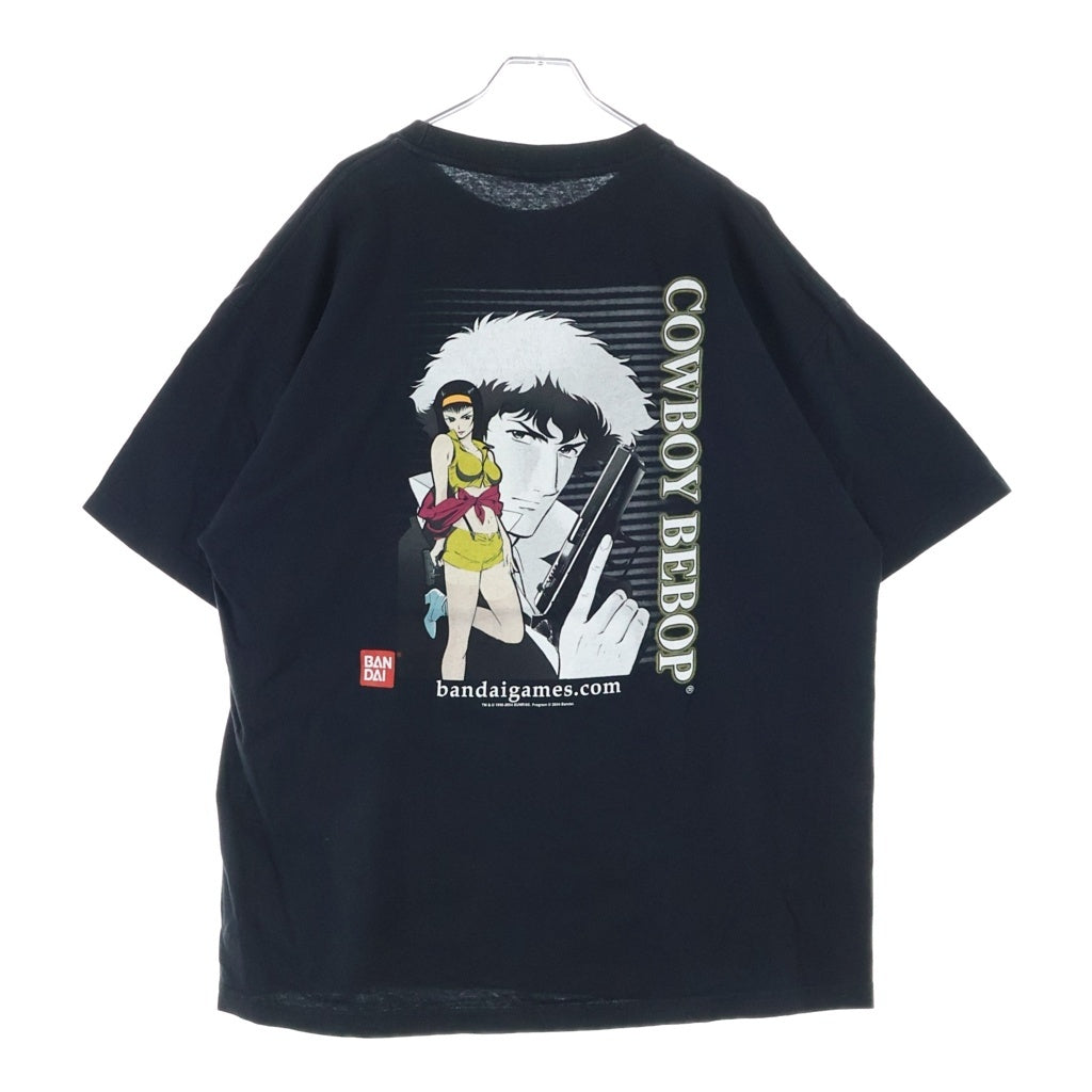 VINTAGE(ヴィンテージ) 00S COWBOY BEBOP PRINT TEE カウボーイビバップ 両面プリント 半袖カットソーTシャツ ブラック