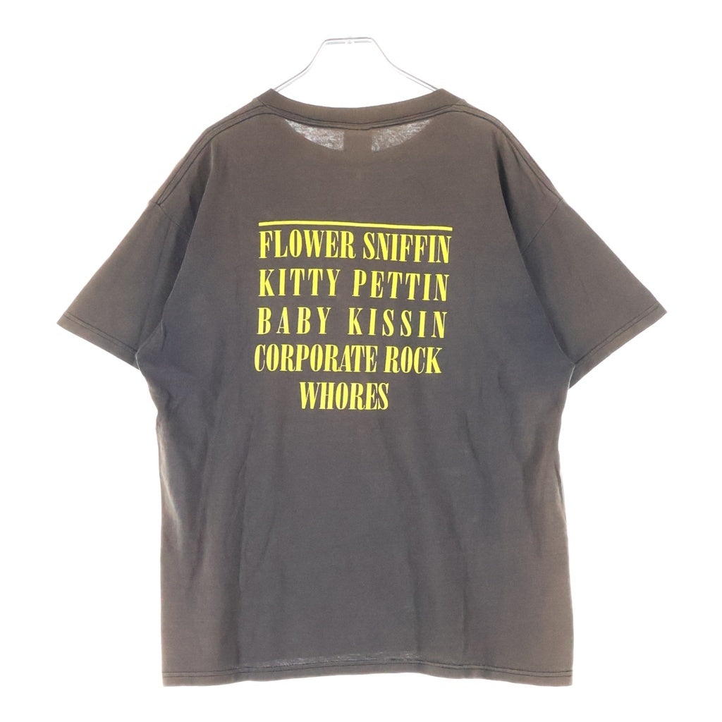 VINTAGE(ヴィンテージ) 00S NIRVANA SMILE TEE DELTA BODY ニルヴァーナ スマイル 両面プリント 半袖カットソーTシャツ ブラック