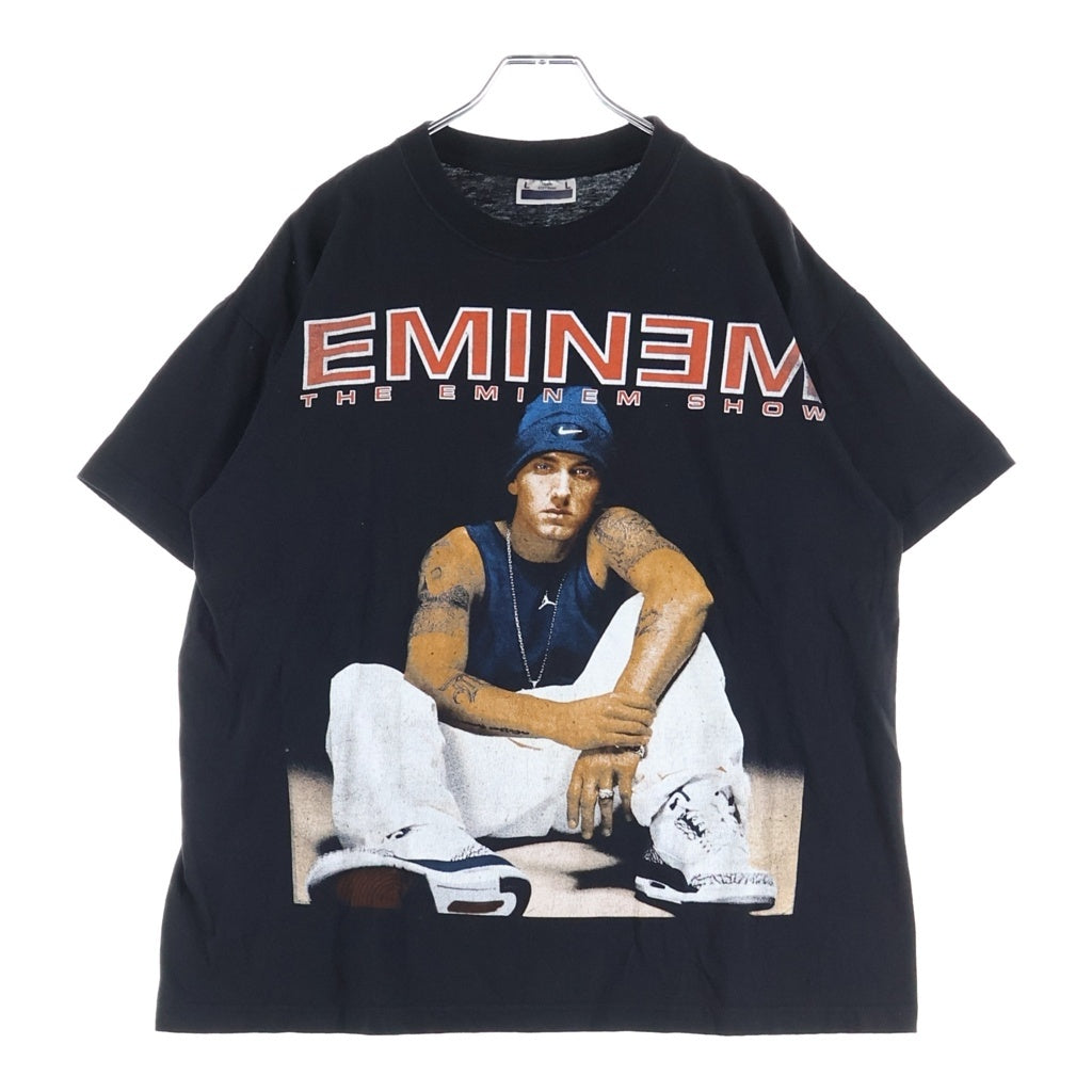 VINTAGE(ヴィンテージ) 00S THE EMINEM SHOW BOOTLEG TEE エミネム ブートレグ 両面プリント 半袖カットソーTシャツ ブラック