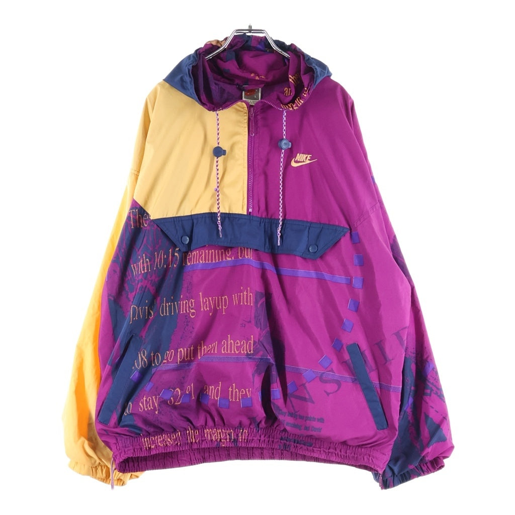 NIKE(ナイキ) 90S VINTAGE MULCH COLOR WAPPEN&EMBROIDERY ANORAK PARKER アノラック パーカー マルチカラー