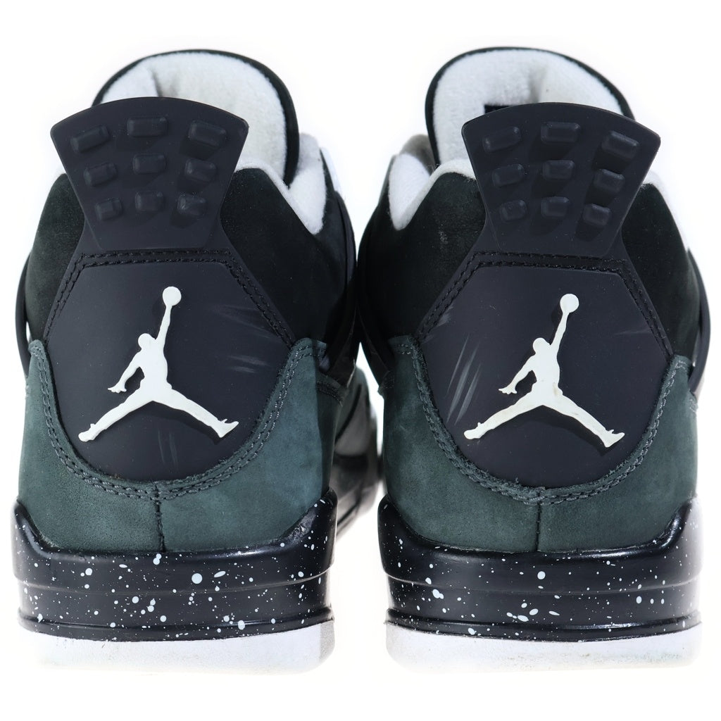 NIKE(ナイキ) AIR JORDAN RETRO FEAR エアジョーダン 4 レトロ フィアー ミッドカットスニーカー ブラック/グレー US8/26cm FQ8138-002