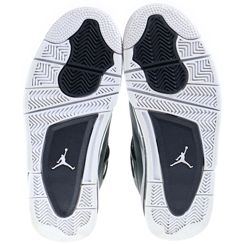 NIKE(ナイキ) AIR JORDAN RETRO FEAR エアジョーダン 4 レトロ フィアー ミッドカットスニーカー ブラック/グレー US8/26cm FQ8138-002