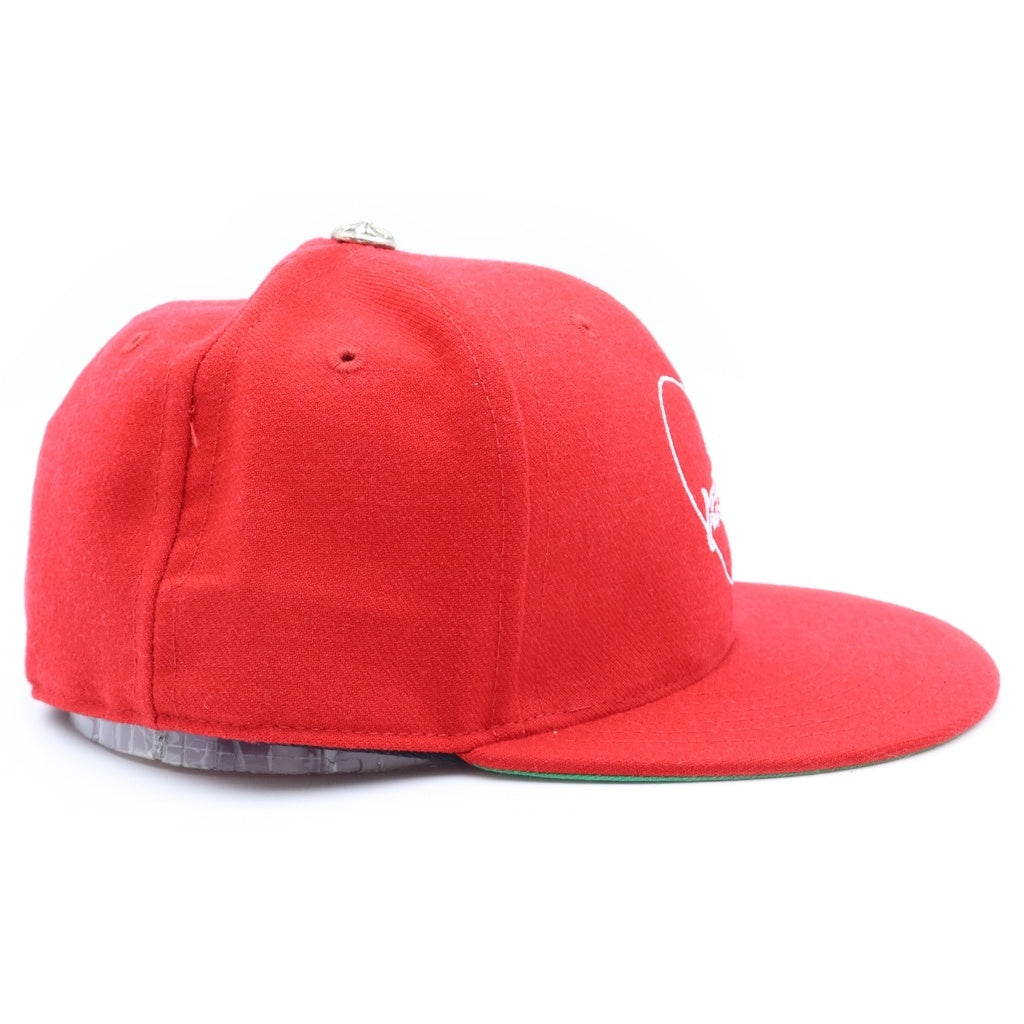 CHROME HEARTS(クロムハーツ) 2024AW VINY HEART BASEBALL CAP ヴィニーハート ベースボール キャップ レッド