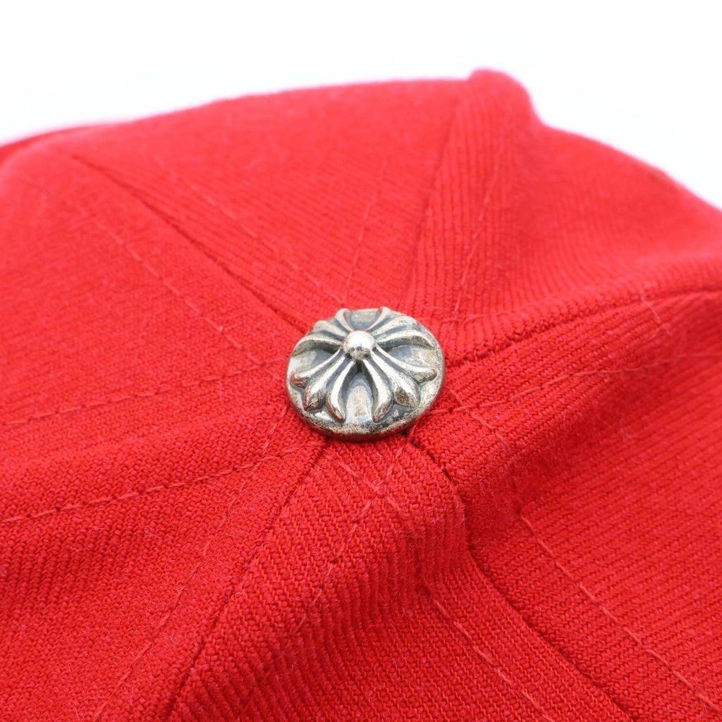 CHROME HEARTS(クロムハーツ) 2024AW VINY HEART BASEBALL CAP ヴィニーハート ベースボール キャップ レッド