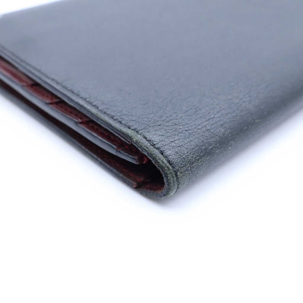 Cartier(カルティエ) MUST DE CARTIER INTERNATIONAL WALLET マストライン インターナショナル ウォレット 長財布 ブラック