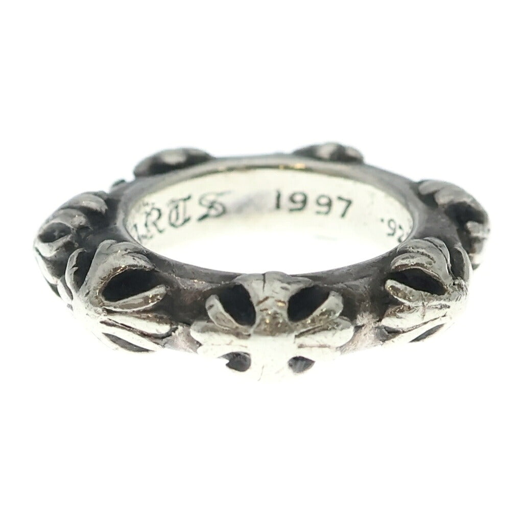 CHROME HEARTS(クロムハーツ) CROSS BAND クロスバンド リング シルバー BCA342